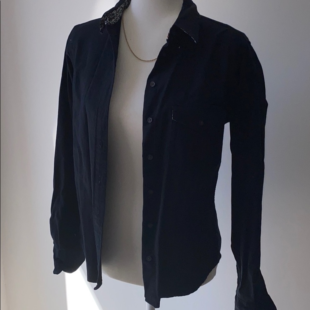 UNIQLOxINES DE LAS FRESSANGE BUTTON BLOUSE NW
